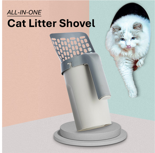 Cat litter shovel "ALL-IN-ONE set"