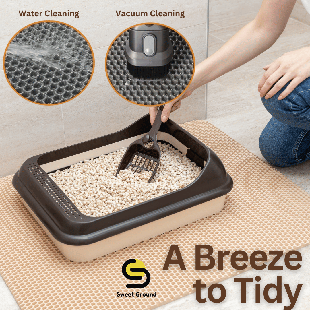 Cat Litter Mat "Waterproof & Anti-Splash"