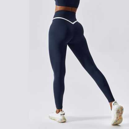 "PetFit" Contrast Color Butt Lift Yoga Pants