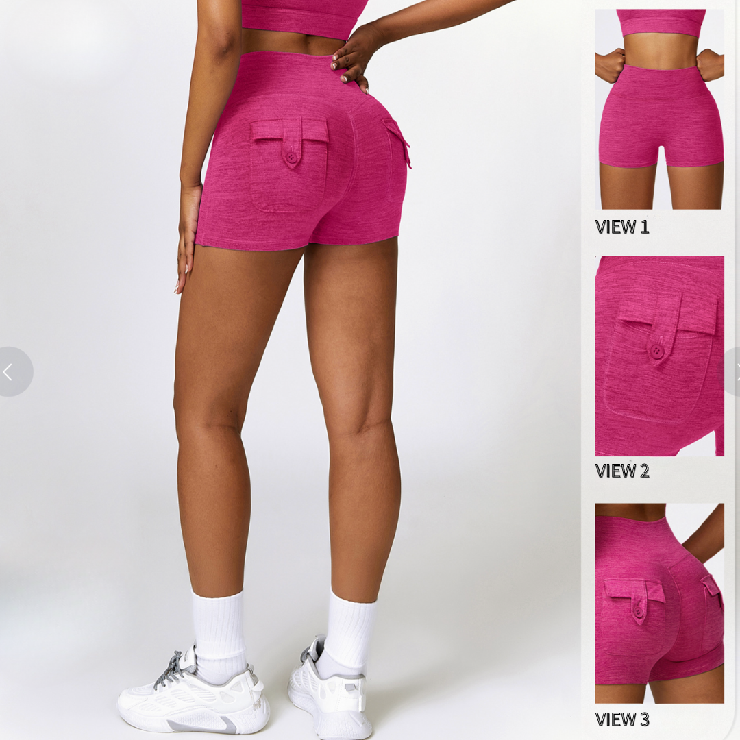 "PetActive" High-Waist Shorts