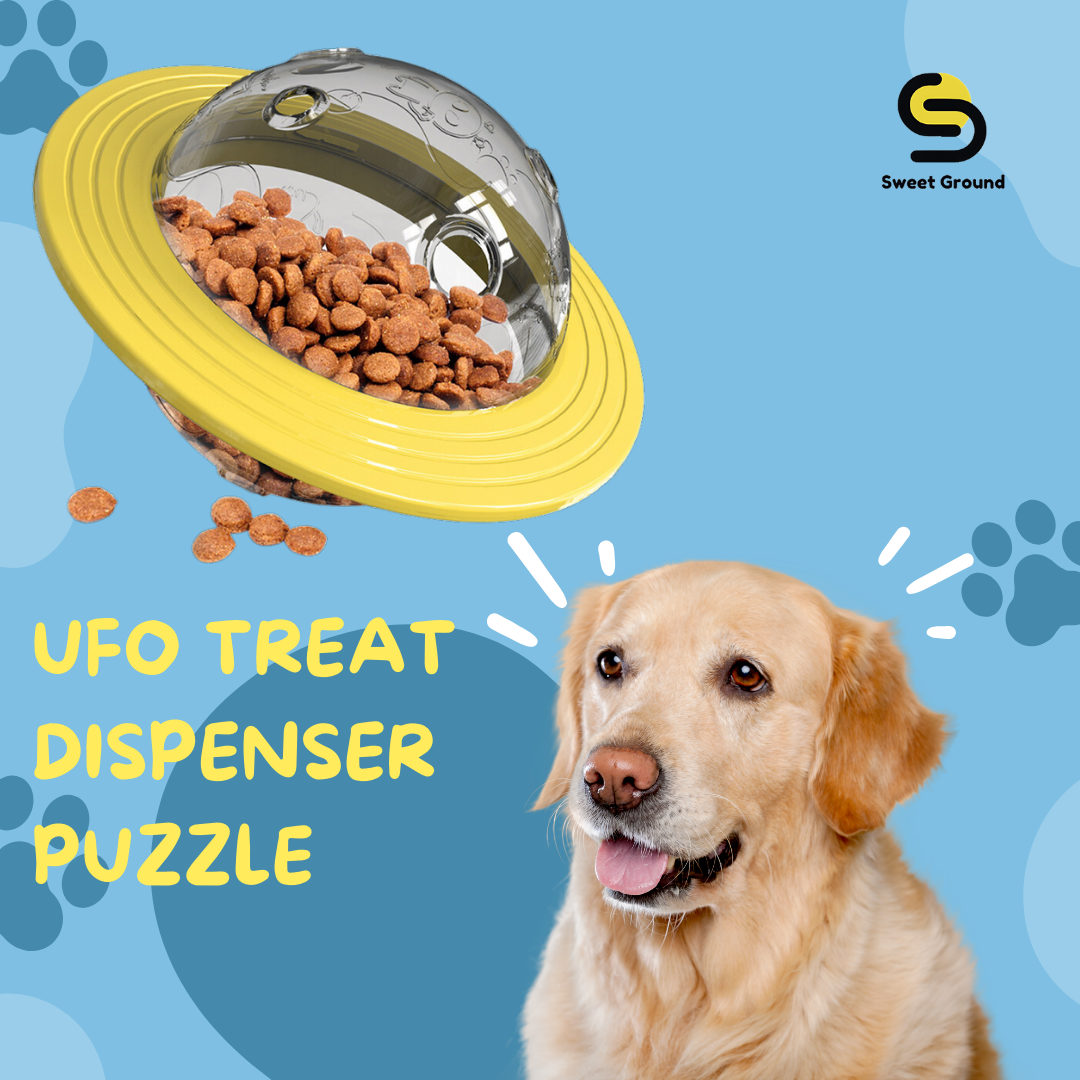 "Pet-Toy" UFO Treat Dispenser Puzzle