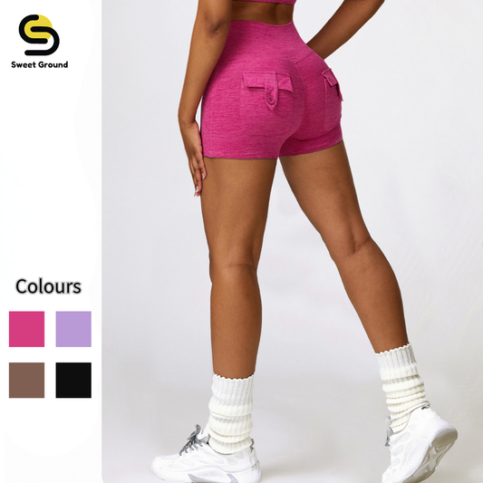 "PetActive" High-Waist Shorts