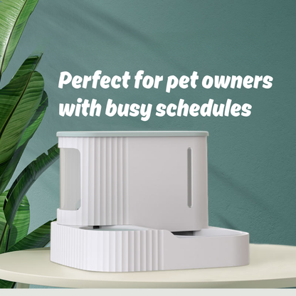 Dual-Use Pet Bowl and Automatic Water Dispenser