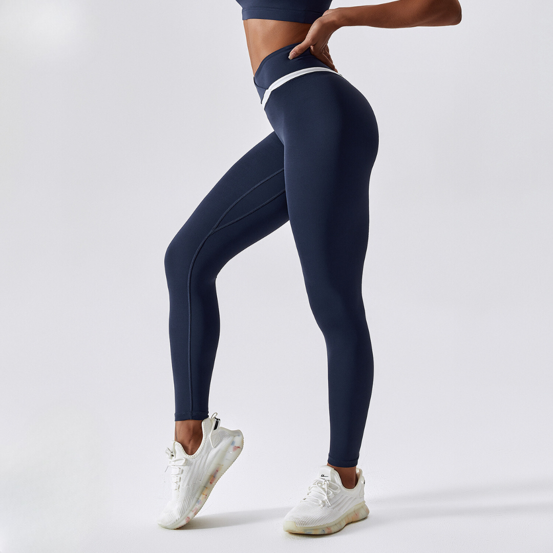 "PetFit" Contrast Color Butt Lift Yoga Pants