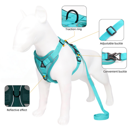 "Paws-on-the-Go" Reflective Breathable Pet Harness