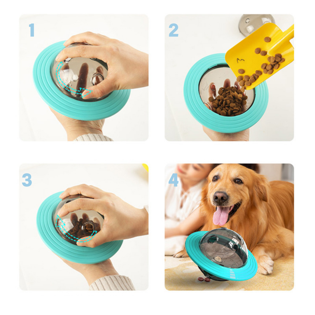 "Pet-Toy" UFO Treat Dispenser Puzzle