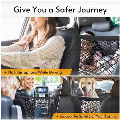 "PawsGuard" Car Pet Isolation Net