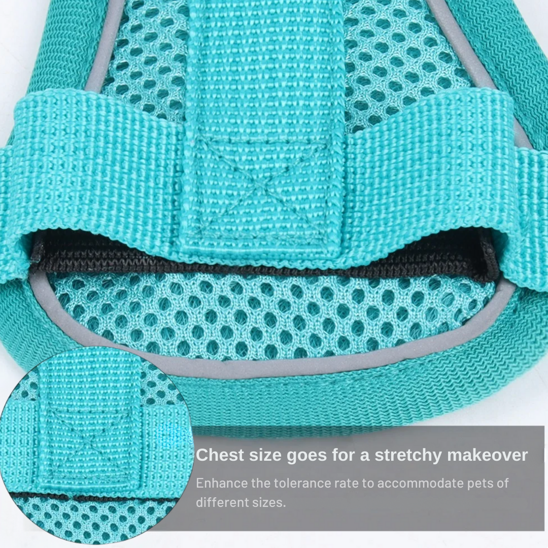 "Paws-on-the-Go" Reflective Breathable Pet Harness