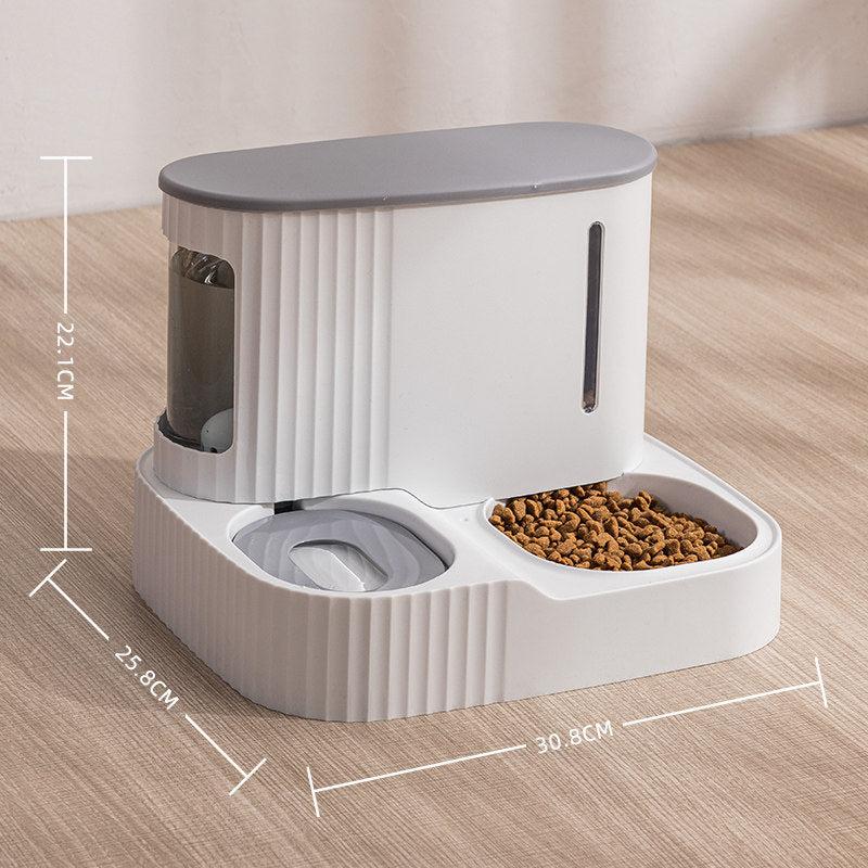 Dual-Use Pet Bowl and Automatic Water Dispenser