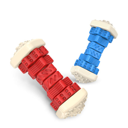 "Pet-Toy" Chew Dumbbell Treat Dispenser