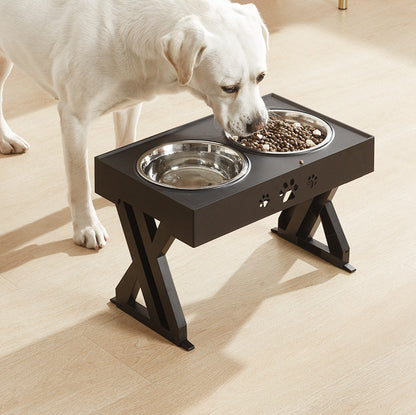 Adjustable Elevated Pet Feeding Bowl "Grow-With-Me"