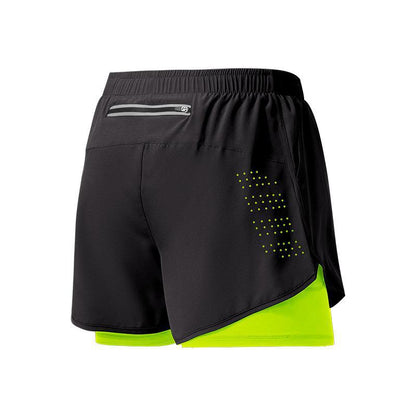 Men's Training Shorts with back zip-pocket "Workout with your pet"