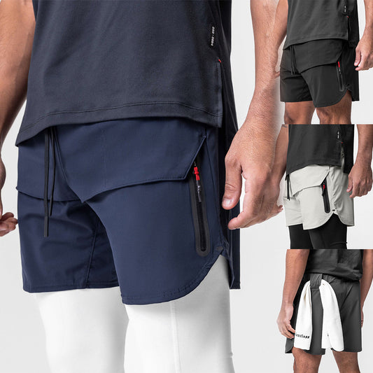 Men's Training Shorts "Workout with your pet"