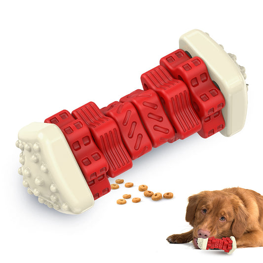 "Pet-Toy" Chew Dumbbell Treat Dispenser