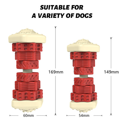 "Pet-Toy" Chew Dumbbell Treat Dispenser