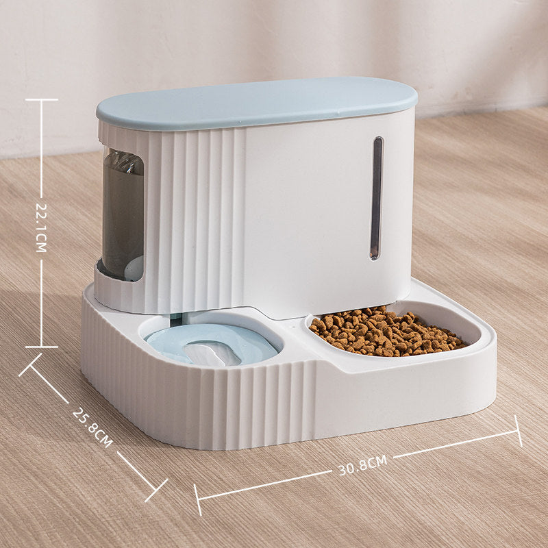 Dual-Use Pet Bowl and Automatic Water Dispenser