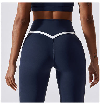 "PetFit" Contrast Color Butt Lift Yoga Pants