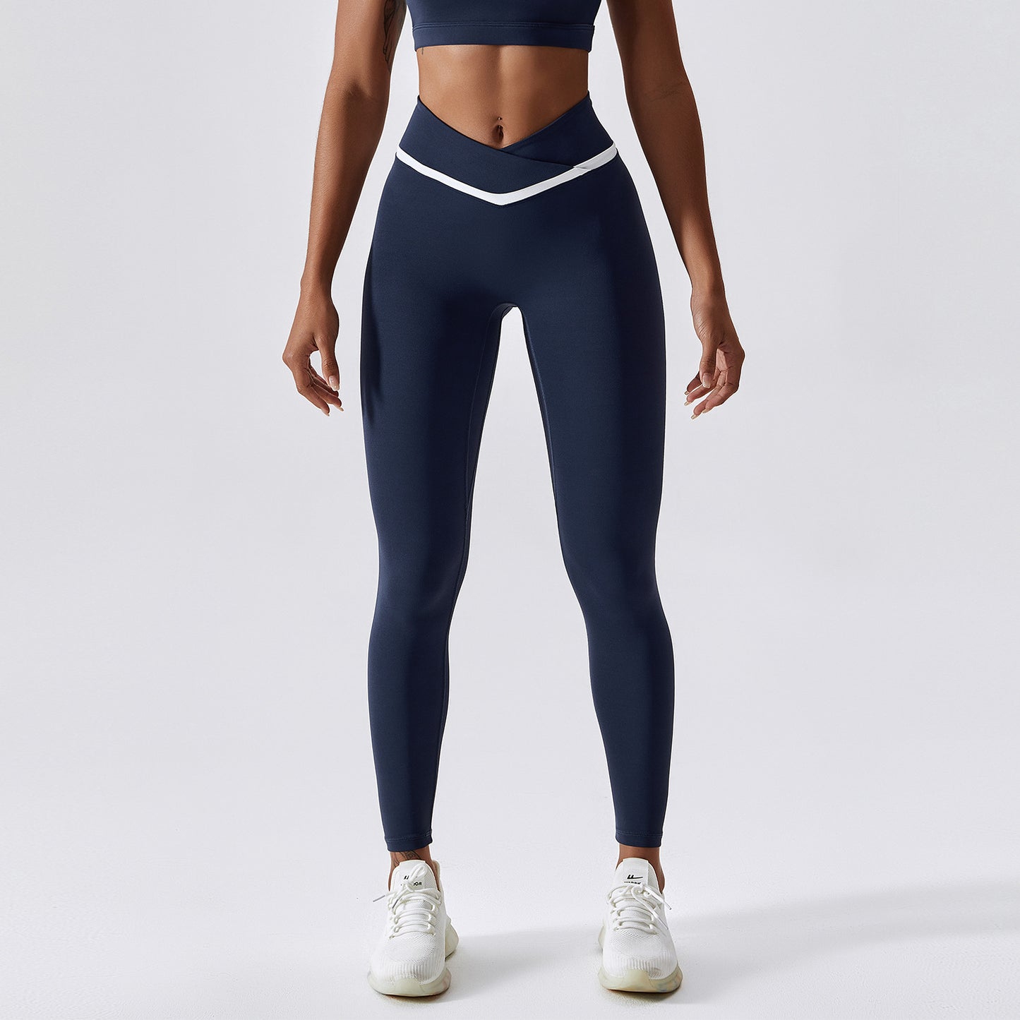 "PetFit" Contrast Color Butt Lift Yoga Pants