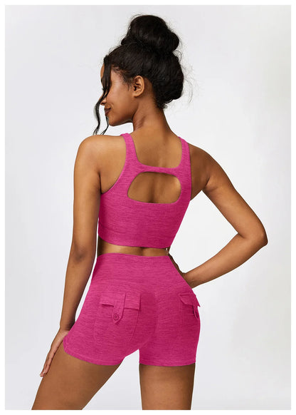 "PetActive" High-Waist Shorts