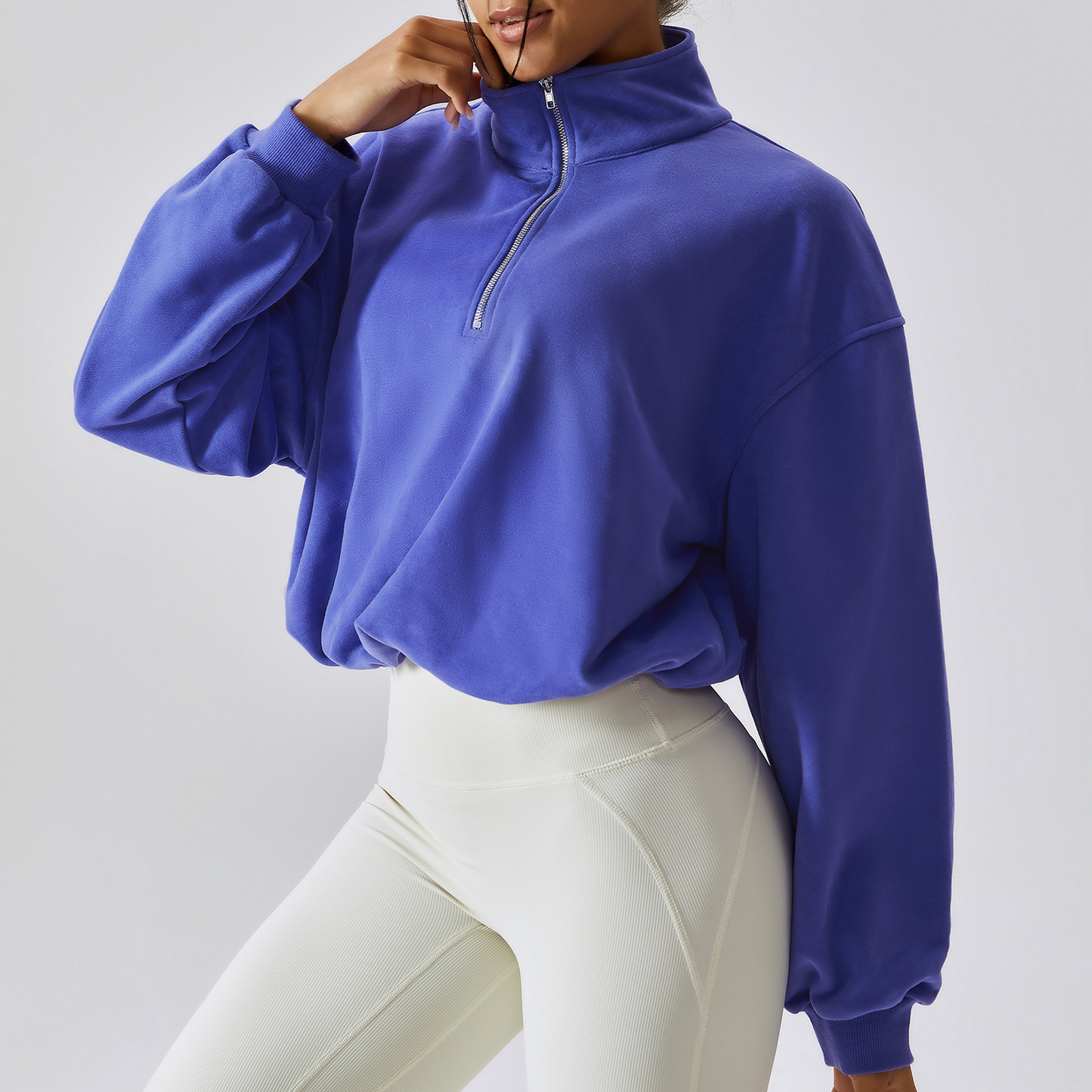 "PetActive" High Collar Sweatshirt